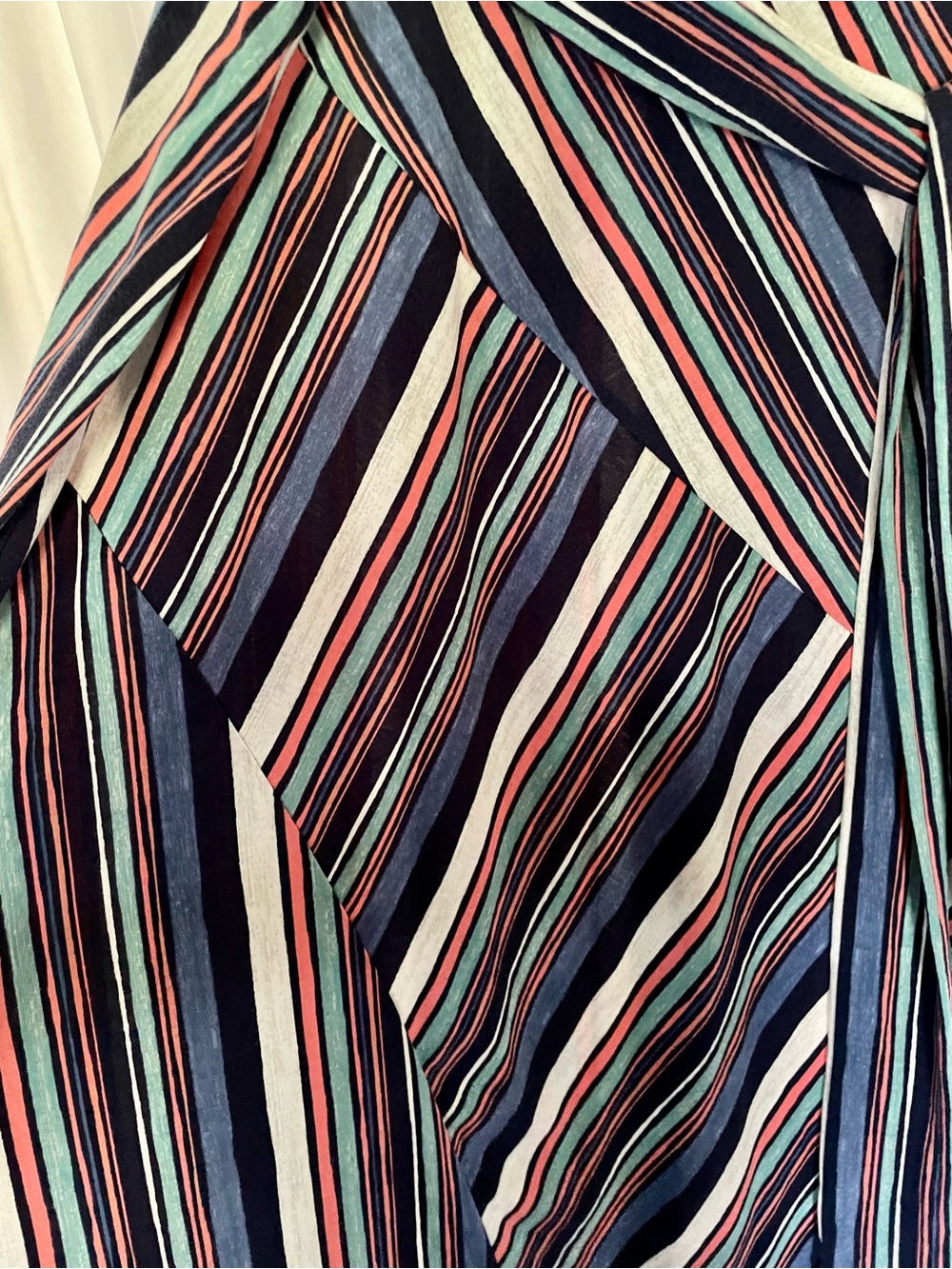 Striped A-Line Midi Skirt - Blue & Pink
Size 22/24 W - Picture 6 of 11